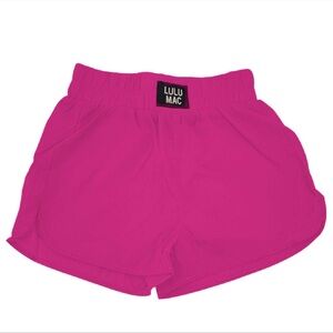 Lulu Mac Kids Hot Pink Solid Shorts
